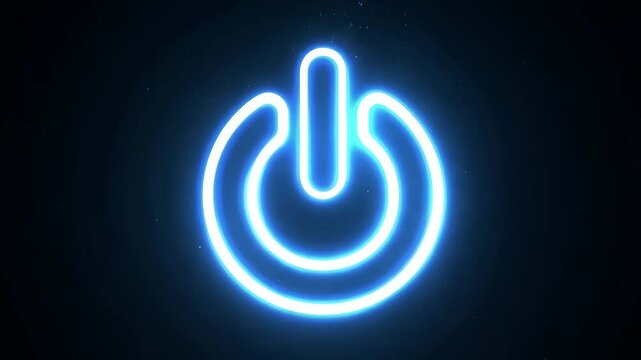 点灯するネオンの電源ボタン2