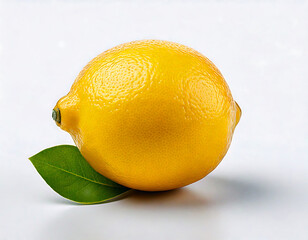 Lemon white background