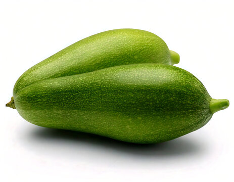 Pointed gourd white background