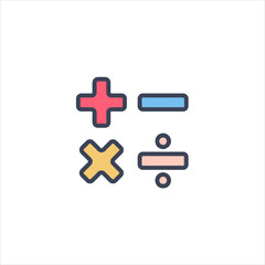 plus and minus signs