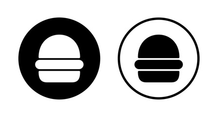 Burger icon logo design. burger sign and symbol. hamburger