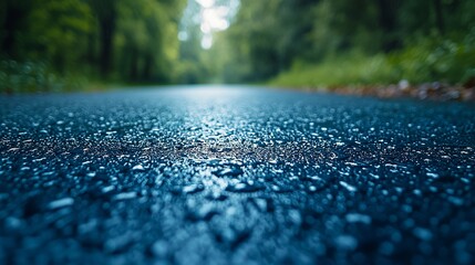 Dark Road Rain Water Drops Nature Background