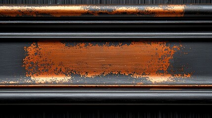 Dark Surface with Copper Accent Texture