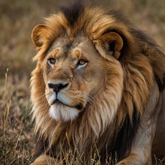 Fototapeta premium portrait of a lion