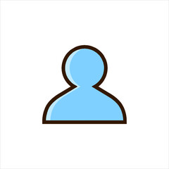 user icon vector illustration