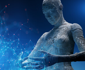 Android and technology concept