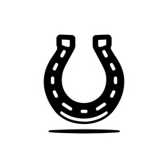 Horseshoe icon with transparent background