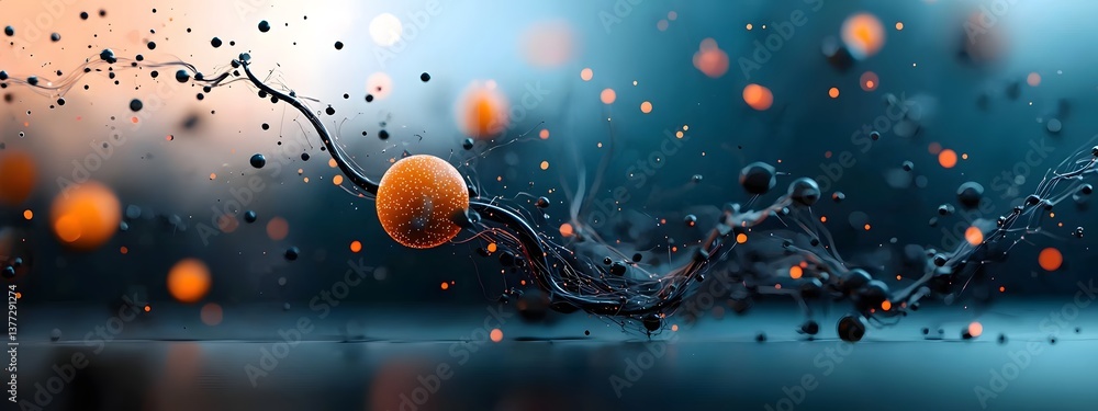 Poster a vibrant cinematic depicting a futuristic digital landscape filled with interconnected server netwo