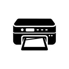 Printer icon with transparent background