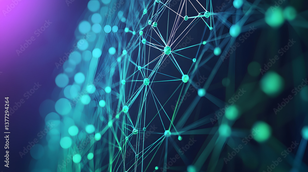 Poster dynamic cloud computing visualization wallpaper technology background digital systems abstract viewp