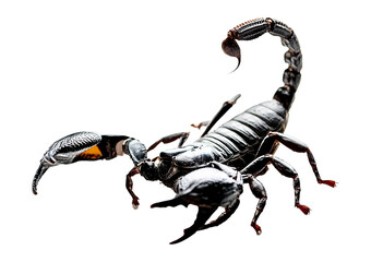 scorpion isolated on white