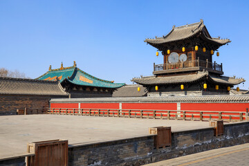Obraz premium Confucian Temple, Hunyuan, Datong, Shanxi, China