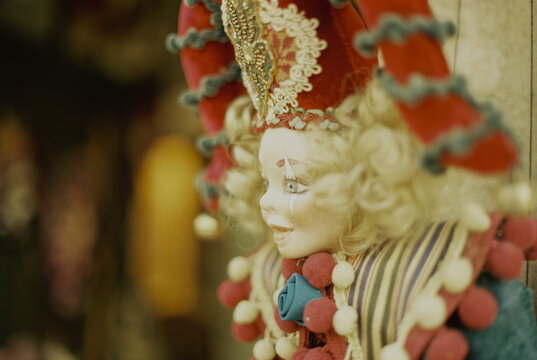 Venetian Jester Doll