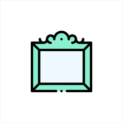 blank photo frame