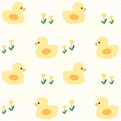 seamless pattern with duck