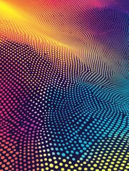 Abstract Gradient Dots Pattern