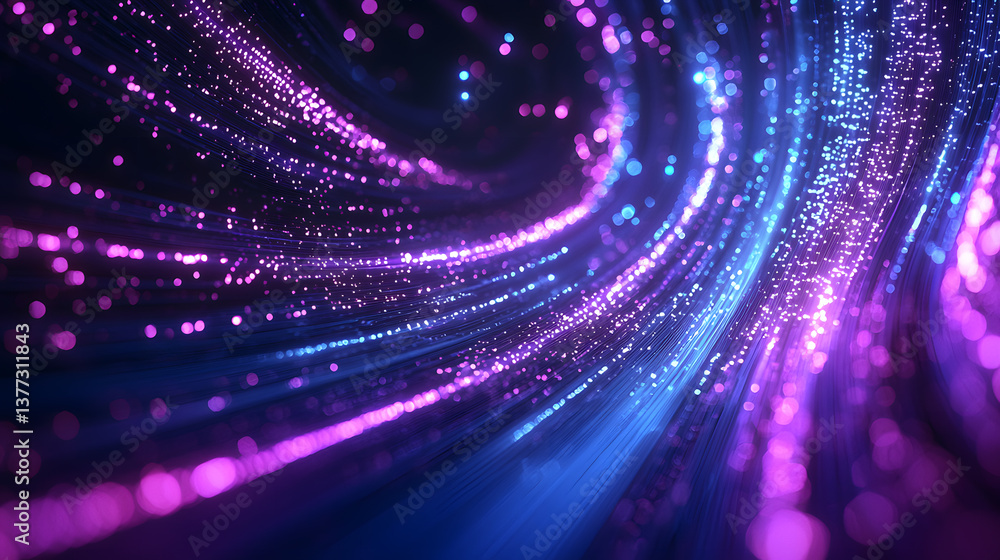 Poster dynamic quantum computing wallpaper multidimensional data visualization background abstract light pa
