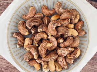 고소한 구운 캐슈넛, 간식