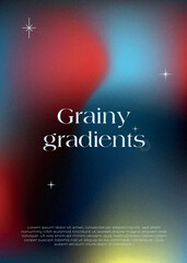 Abstract Grainy Gradient Background with Soft Colors and Sparkles