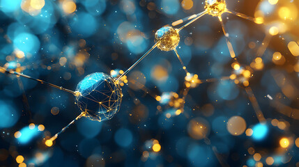 Innovative sustainable tech systems visualized as background wallpaper digital environment science concept