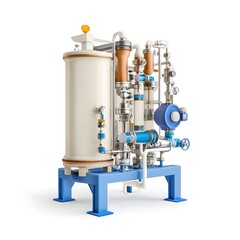 Fototapeta premium Industrial Water Treatment System High efficiency Process Equipment for Purification