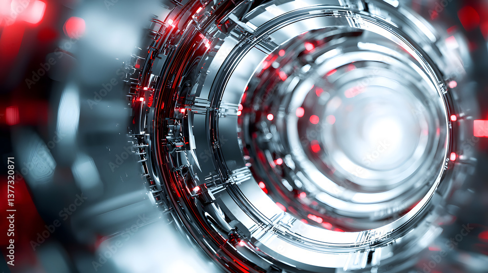 Poster digital sustainable tech systems visualized in a futuristic background abstract wallpaper sci-fi env