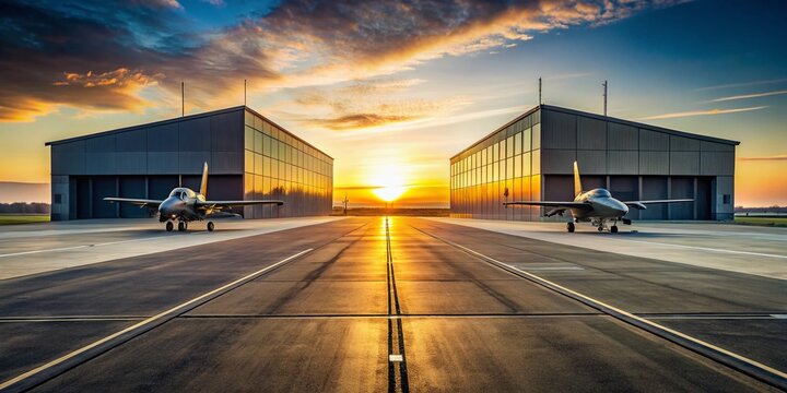 Minimalist Landscape: RAF Lakenheath, Suffolk, England