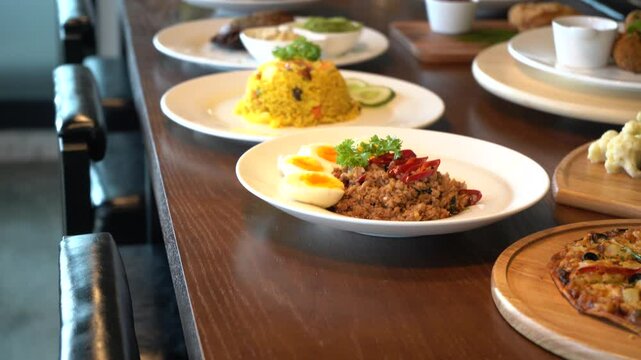 Various Asian foods