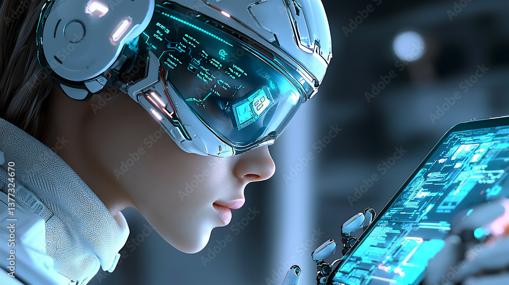 Poster a humanoid robot with adaptive learning capabilities