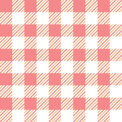 シンプルで可愛いギンガムチェック スウォッチ対応 赤