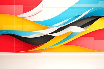 Abstract Colorful Interior Design