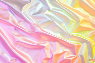 Fototapeta premium Holographic Background.Vibrant abstract geometric textures digital art colorful background contemporary style close-up view modern aesthetic.