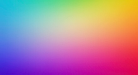 Obraz premium Vibrant Rainbow Gradient Background Smooth Color Blend Pastel Hues Abstract Texture Design Element