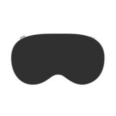 VR, AR Glasses, headset isolated on white