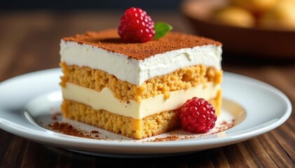 Classic tiramisu dessert, layered and delicious , tiramisu, food