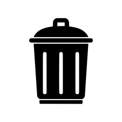 Trash Can Icon - Vector Illustration