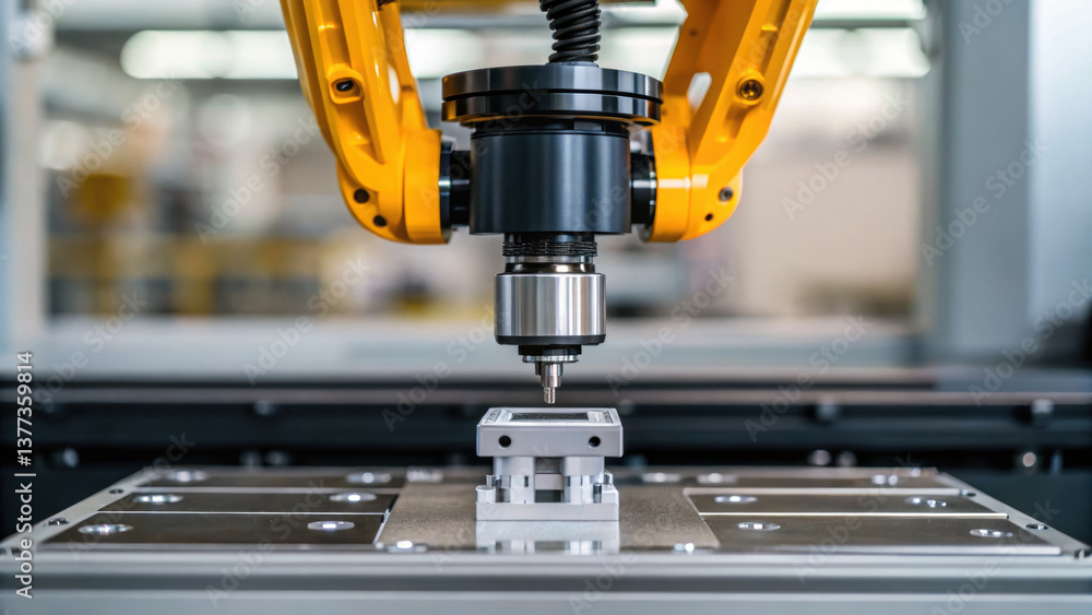 Poster automated machinery in industry showcases precision and efficiency in manufacturing processes. this 