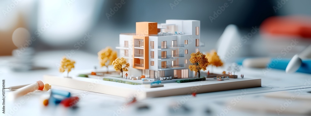 Poster meticulously crafted 3d model showcasing the intricate design and engineering of a modern minimalist