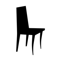 Modern Chair Silhouette Icon