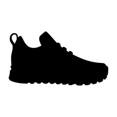 Shoe Silhouette Vector Graphic