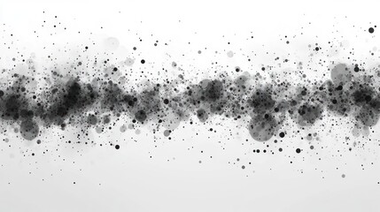 Obraz premium Abstract grayscale background with splatter, dots and smudges.