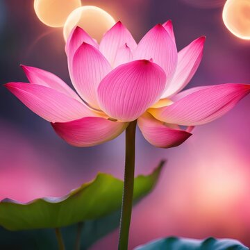pink water lily