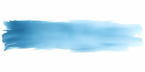 A soft blue brush stroke on a white background, ideal for design projects, backgrounds, and artistic creations.