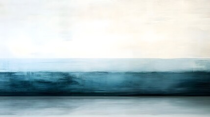 Fototapeta premium Abstract Blue and White Landscape with Soft Textures and Gentle Color Gradients