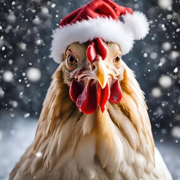 portrait of a chicken