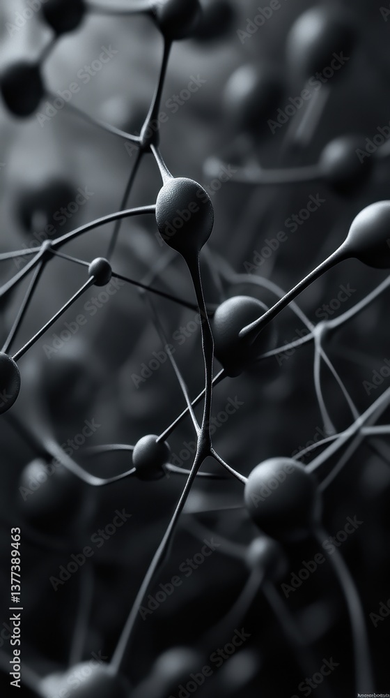 Poster a cluster of small, glossy white spheres scattered across a soft, textured surface, reflecting light