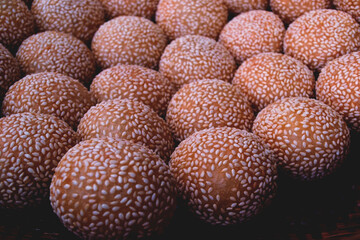 recipes food in asian culture, onde-onde, can used for marketing concept