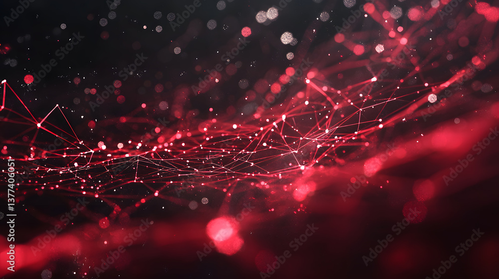 Poster dynamic cloud computing visualization background wallpaper abstract technology environment digital d