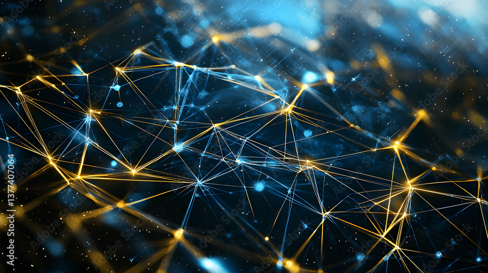 Poster dynamic cloud computing and decentralized systems background wallpaper technology visualization digi