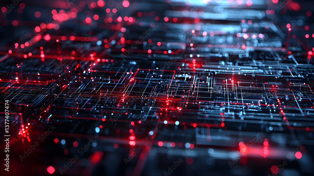 Poster decentralized cloud computing visualization digital wallpaper background abstract technology environ